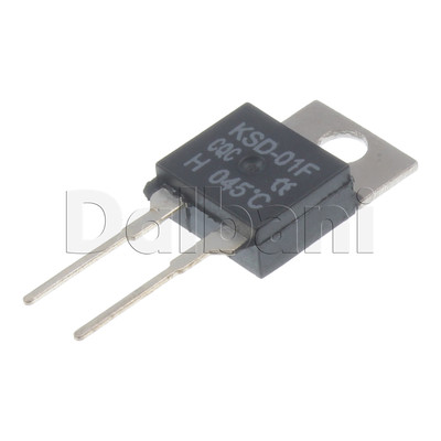 2pcs KSD-01F-H045C Cantherm Thermostat Temperature Switch 250V 2 Pin 45 C