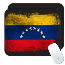 Gift Mousepad : Venezuela Distressed Flag Vintage Venezuelan Expat Country