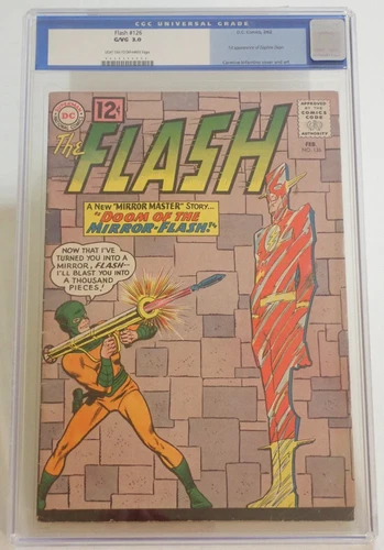 FLASH #126 1962 CGC GRADED 3.0 SILVER AGE DC COMIC BOOK 1st APP DAPHNE DEAN