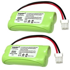 2-Pack HQRP Rechargeable Battery for AT T C/E/TL CRL Series Home Cordless Phones