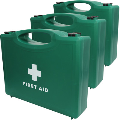 Qualicare leere große Standard grün 1-50 Personen Erste Hilfe Set Box Dreierpack