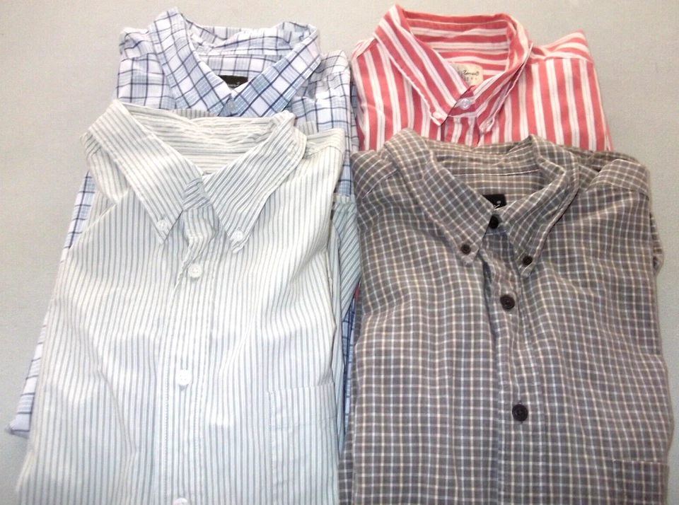 Vtg Lot 4 EDDIE BAUER Long Sleeve Button Down Collar Pocket SHIRTS/Size XL TALL - Image 2 of 4