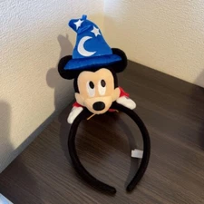 Mickey Mouse HeadBand FANTASIA Hat Plush Ears Tokyo Disney Resort Japan Limited