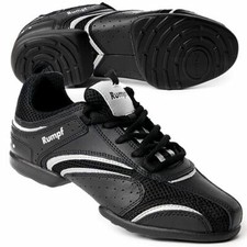 Rumpf Dance Sneaker Nero Flash 1597 LEDER 5/37  Tanzsneaker Boogie Jazz Standard