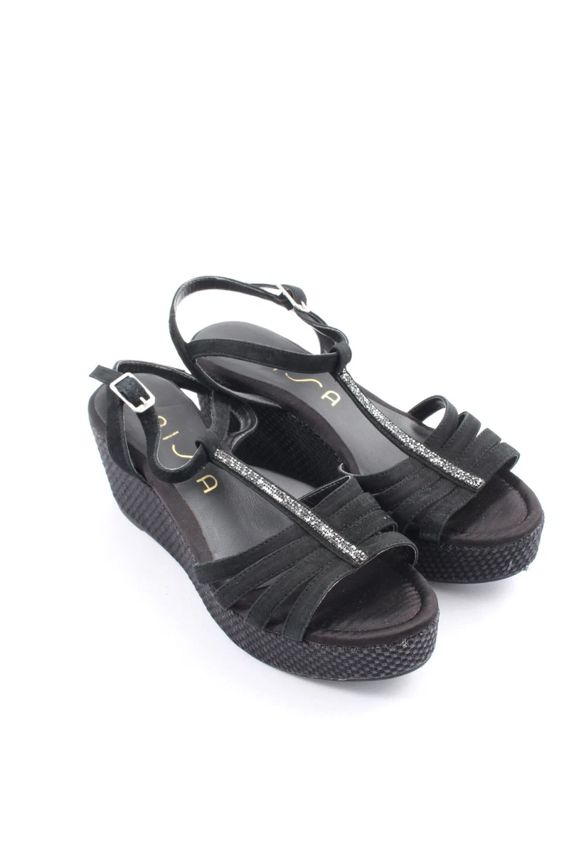 UNISA Sandales Salom talon haut Dames T 38 noir style