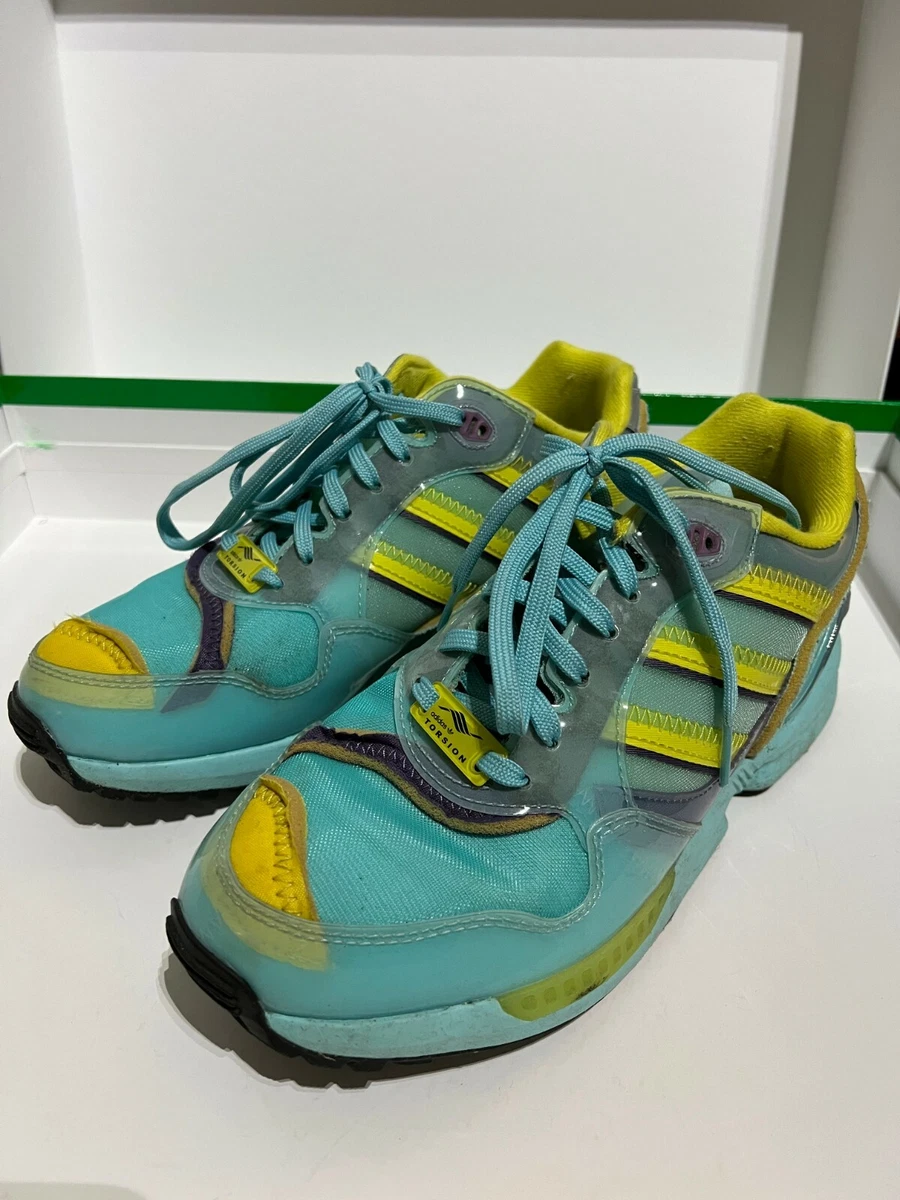 ADIDAS WOMEN SHOES SNEAKERS GREEN YELLOW SIZE 38