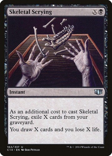 Skeletal Scrying Commander 2014 Light Play MTG Magic DNA GAMES