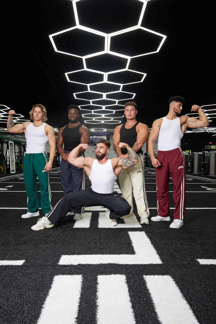 Mens YoungLA 249 - FLAGSHIP TRACK PANTS S-2XL Striped gym activewear Pants new