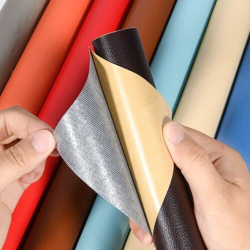 Self Adhesive Faux Leather Repair Kit Tape Patch For Sofa Car Bike Seat Furnitur - Picture 1 of 28