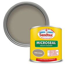 SANDTEX MICROSEAL SMOOTH MASONRY DARK STONE 150ML