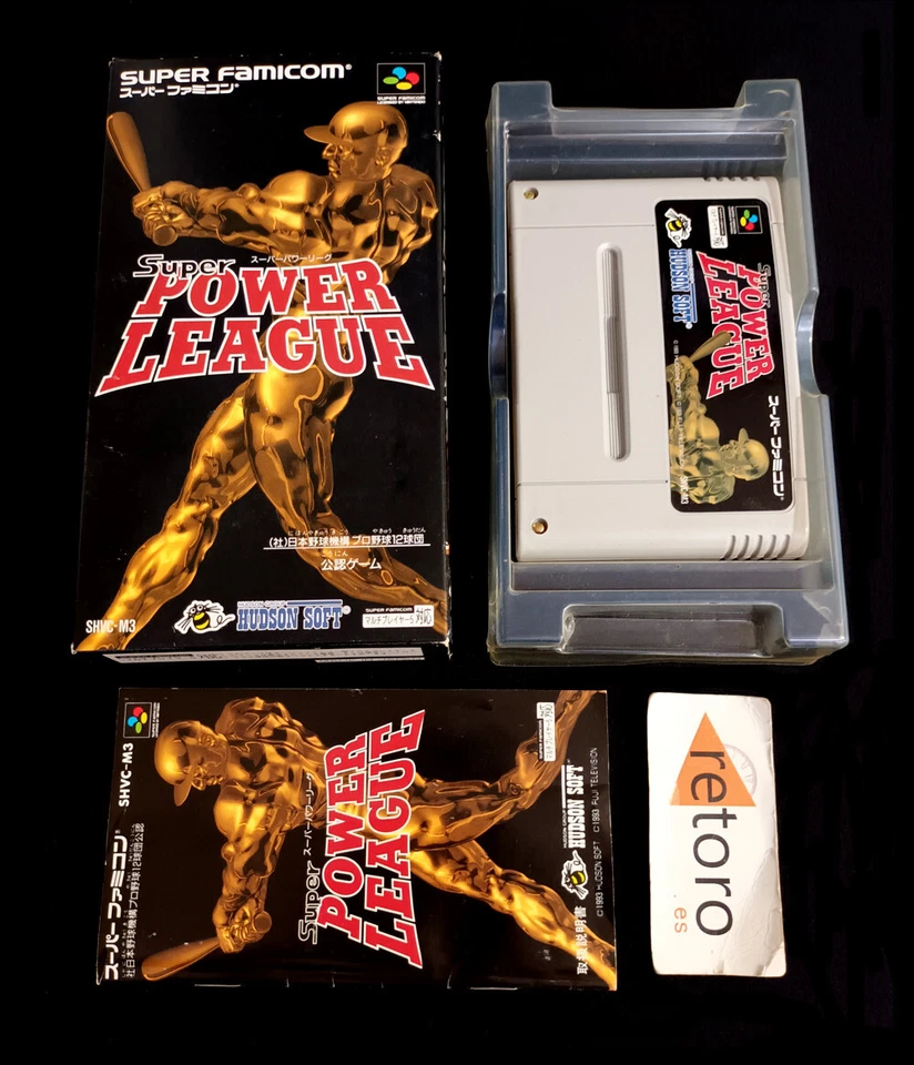 Super Power League Nintendo Super Famicom NTSC-J Japan Import, foto 1 de 3
