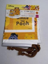 NWT-Disney x Daiso Winnie-the-Pooh & Friends Large & Small Vinyl Bag Set