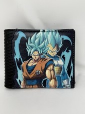 NEW Prototype -Bioworld Dragon Ball Z Goku Super Saiyan Blue Bi-Fold Wallet Rare
