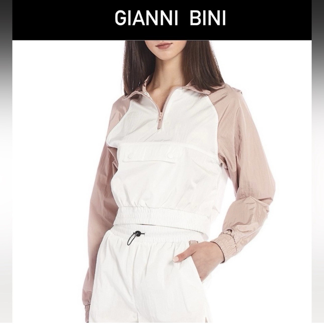 Lightweight Windbreaker Pullover Long Sleeves Cro… - image 2