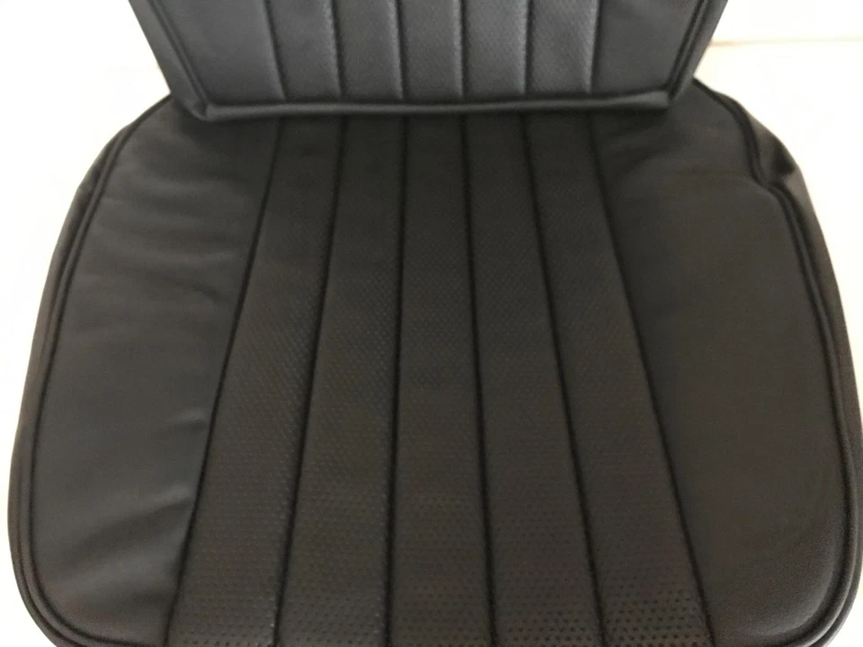 Juego de funda de asiento de cuero sintético negro con OEM Basketwave 1969-73 para Porsche 911 nuevo Foto 4 de 4