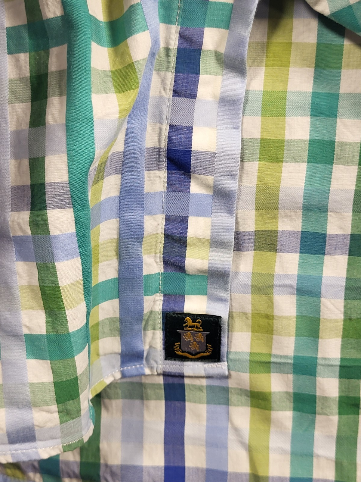 Robert Talbott Classic Plaid Button Down Shirt Me… - image 5