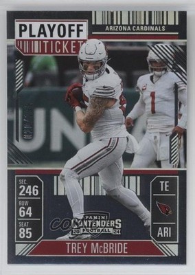 2024 Panini Contenders Playoff Ticket /199 Trey McBride #1 1bw7