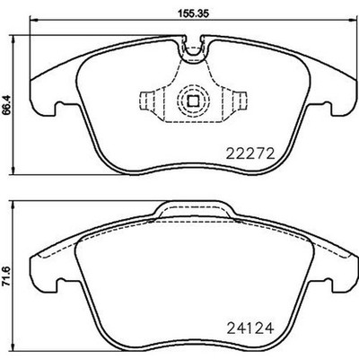 Brembo Prime Brake Pad Set P36030 Fits Jaguar Front Axle - Free Shipping