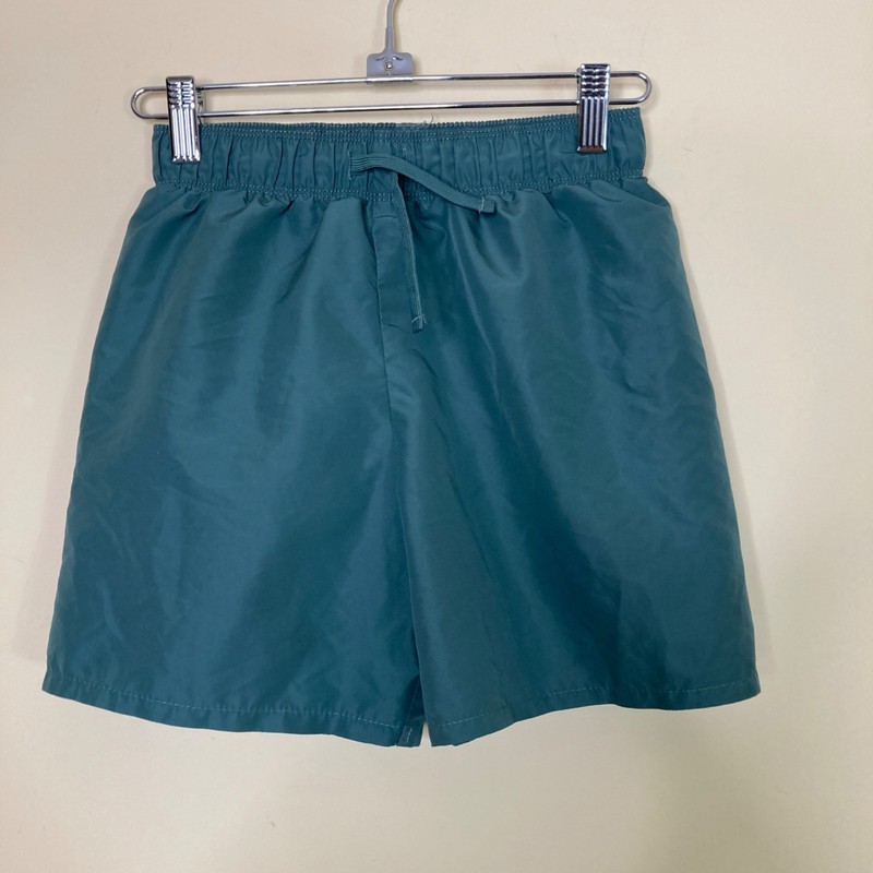 H&M Shorts Unisex Kids 8/10 Satin Finish Green Lined