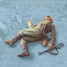 1/35 Resin Figure Model Kit Wounded Soldier 1 Figure Unassembled Unpainted