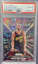 2021-22 Panini Prizm - Fearless Stephen Curry #7 Fast Break Prizm