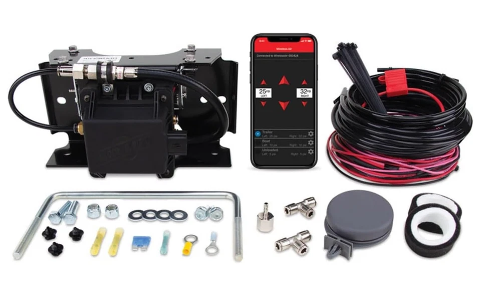 Air Lift XL Air Springs & WirelessAIR App EZ Compressor for 03-18 Ram 2500 3500 - Image 4 of 4