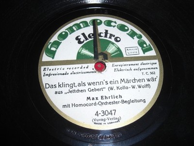 (S9031) Max Ehrlich - Lieber Leierkastenmann - Künstlerunterschrift - 1929