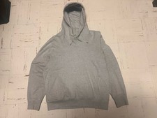 Uniqlo Men's Grey Oversized Sweat Pullover Hoodie Size Medium Long Sleeve Casual