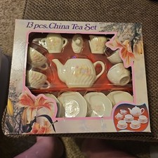 Vintage 13 Piece Kids Porcelain China Tea Set