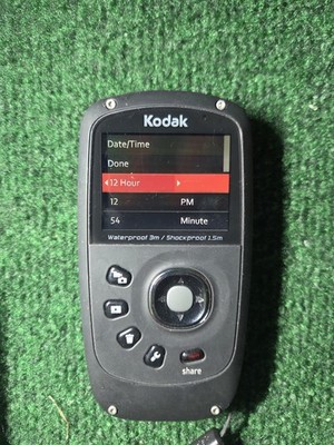 Kodak PlaySport Zx5 HD Waterproof Pocket Video Camera Black 8GB SDHC Card