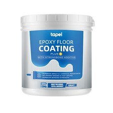Epoxy Floor Coating with StrongBond Additive Slate Grey 1L Satin Slip Resistant
