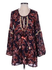 NWT Raga Women Red 3/4 Sleeve Blouse S