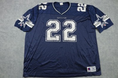 Vintage Dallas Cowboys Jersey Mens 2XL Blue NFL Football Emmitt