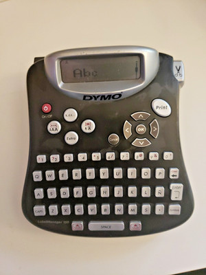 Dymo LabelManager 150 Label Maker Printer Powers On No Cord Works On Batteries