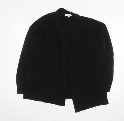 Schwarze Strickjacke Pullover Damen UK Größe L Marks and Spencer