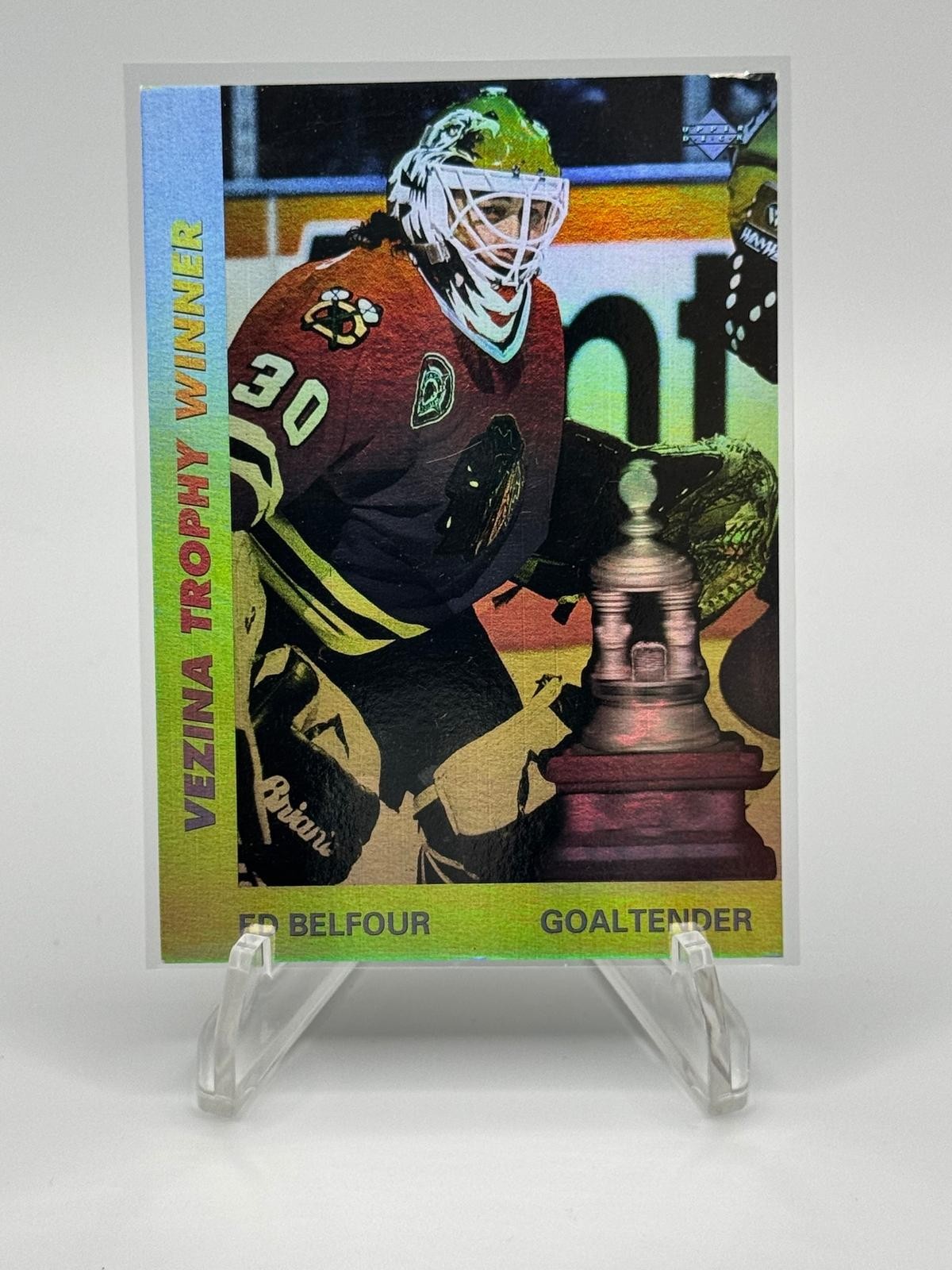 1991-92 Upper Deck #AW7 Ed Belfour Award Winner Holograms