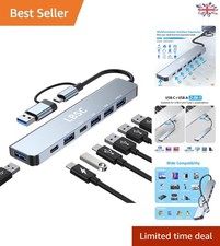 Image of Portable 7 in 1 USB C Hub – Plug and Play Adapter for Ultimate Connectivity