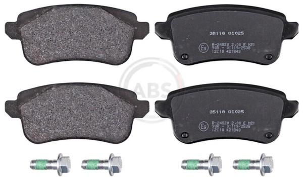 A.B.S. Bremsbelagsatz Scheibenbremse 35118 FüR Renault Espace ScÉNic Talisman 4-image