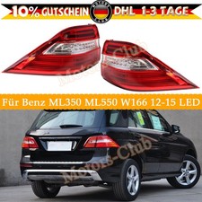 Paar F&uuml;r Benz ML350 ML550 W166 2012-2015 LED-R&uuml;cklicht au&szlig;en R&uuml;ckbremsleuchte