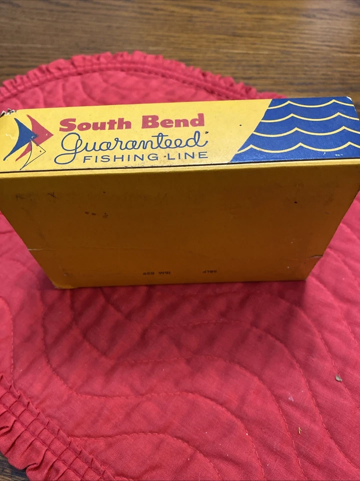Línea de Pesca Vintage Nuevo Stock South Bend Garantizada Trenzada 25 Lb Nylon Negro Foto 2 de 4