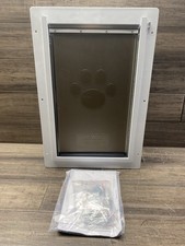 VEVORPet Door, 14.25 x 21.1 in. Metal Frame with Lock and 3-Flap