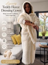 Long, Fluffy, Soft and Warm Dressing Gown