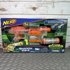 Hasbro Nerf N-Strike Modulus Ghost Ops System Shadow ICS-6 Blaster Barrel Darts