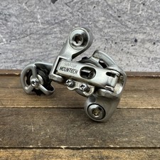 Vintage SunTour Mountech Rear Derailleur Long Cage Bolt-On Silver 1980s MTB Bike