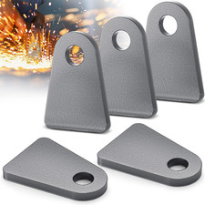5 Pcs Steel Weld Tab Universal Shock Mount Flat Tab Brackets Steel Gusset Weldin