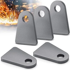 5 Pcs Steel Weld Tab Universal Shock Mount Flat Tab Brackets Steel Gusset Weldin