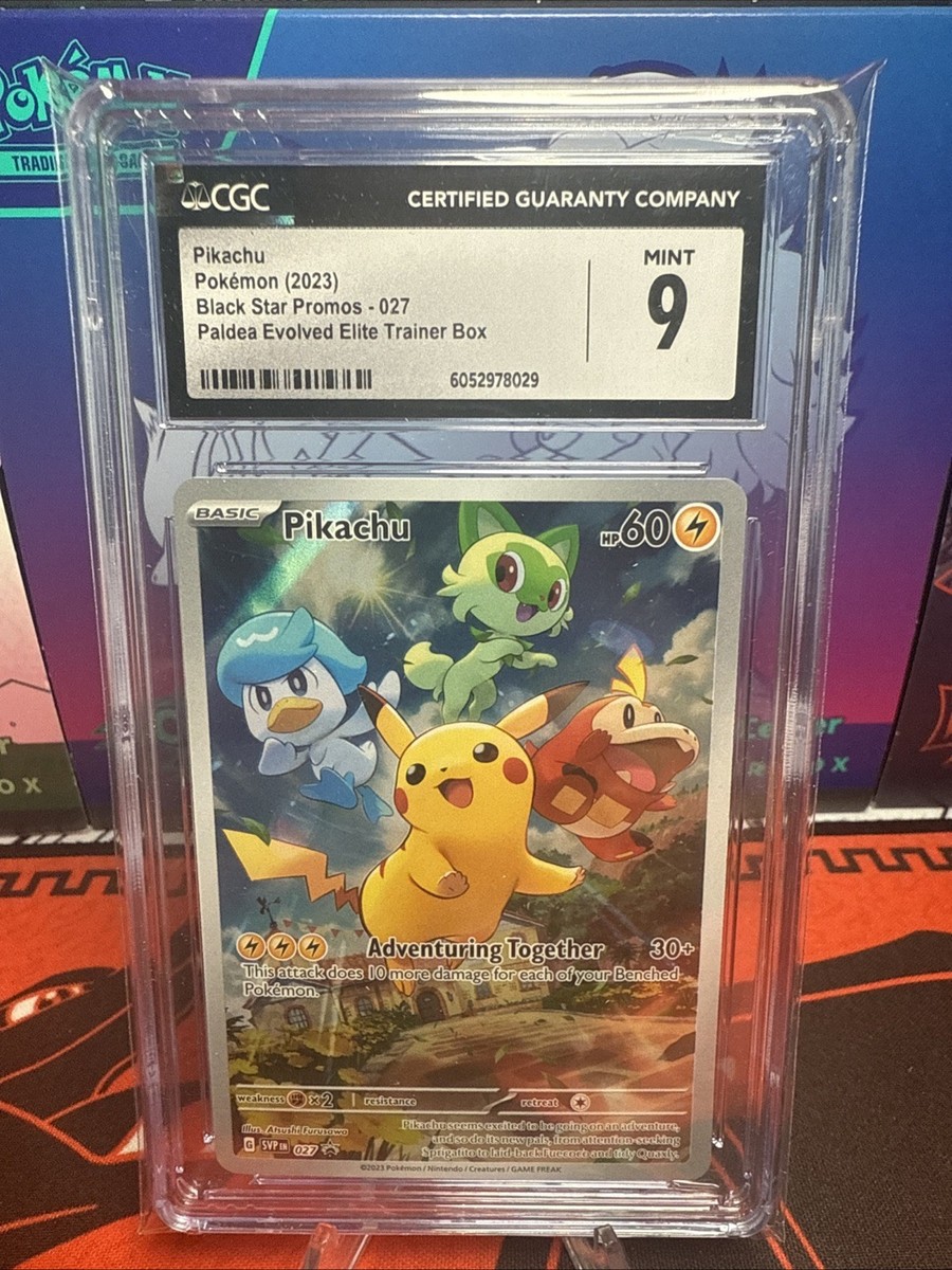 Pikachu 027 Sv: Scarlet & Violet Promo Cards Holo for sale