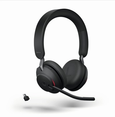 JABRA Evolve2 65 Stereo MS USB-C Bluetooth Headset Kopfhörer kabellos LS black