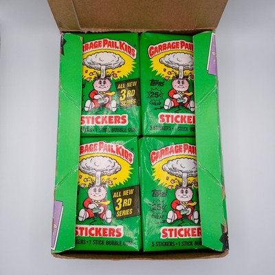 1986 Topps Garbage Pail Kids Original 3rd Series 3 OS3 Card Wax Pack GPK Sealed