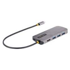 Image of StarTech USB C Multiport Adapter 4K 60Hz HDMI Video 3 Port 5Gbps USB Hub 100W...